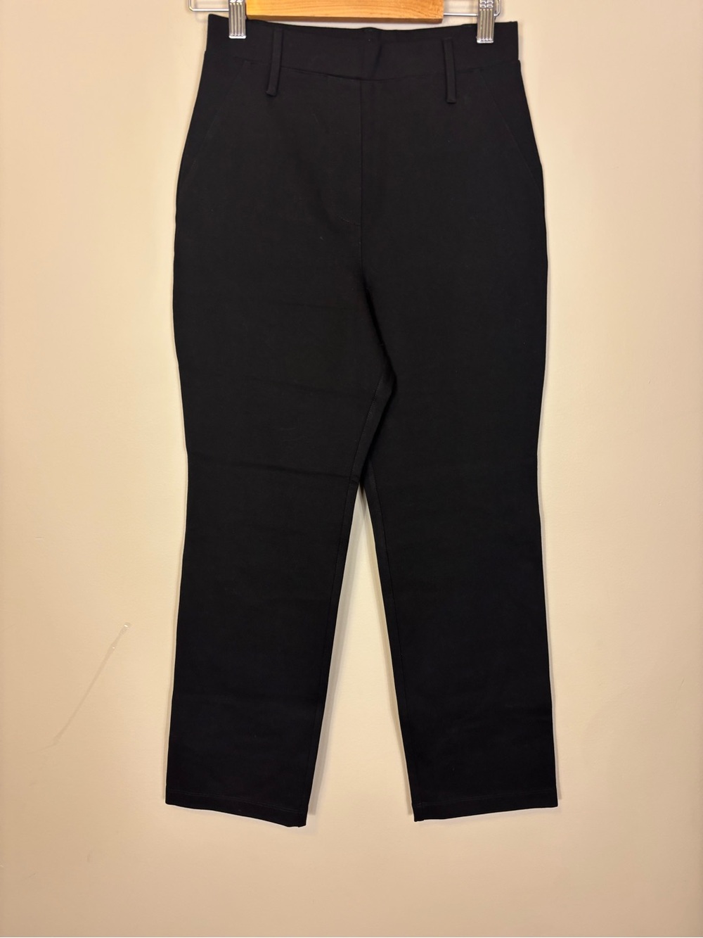 Quince Black Straight Leg Pull On Women's Pants XS